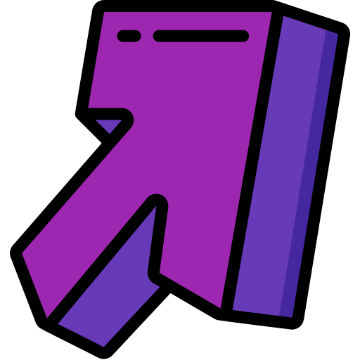 Diagonal arrow icon