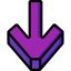 Down arrow icon 64x64