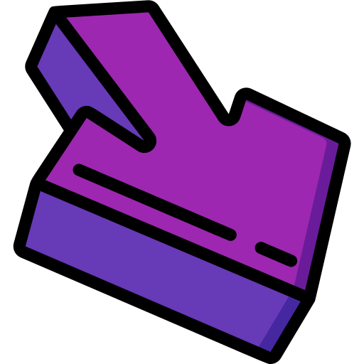 Diagonal arrow icon