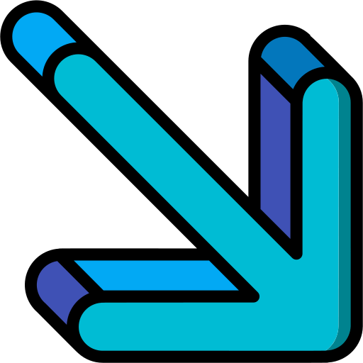 Diagonal arrow icon