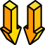 Down arrow icon 64x64