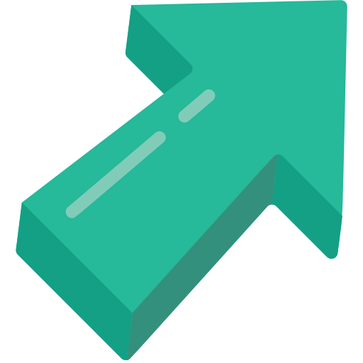 Diagonal arrow icon
