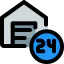 24 hours icon 64x64