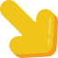Diagonal arrow icon 64x64