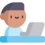 Working at home icon 64x64