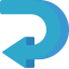 Curved arrow icon 64x64