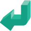 Curved arrow icon 64x64