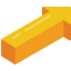 Diagonal arrow icon 64x64