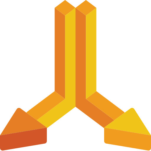 Double arrow icon