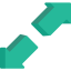 Diagonal arrow icon 64x64