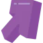 Diagonal arrow icon 64x64