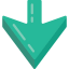 Down arrow icon 64x64