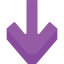 Down arrow icon 64x64