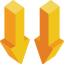 Down arrow icon 64x64