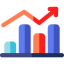 Bar chart icon 64x64