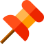 Push pin icon 64x64