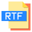 Rtf file icon 64x64