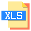 Xls file format іконка 64x64