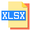 Xlsx format іконка 64x64