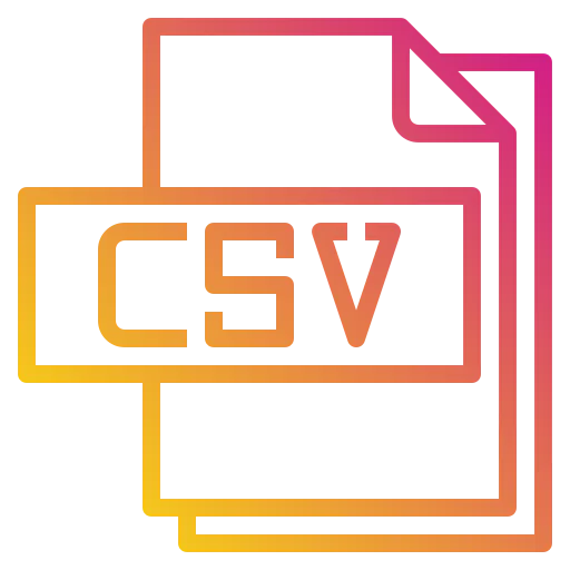 Csv file icon