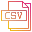 Csv file icon 64x64