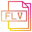 Flv file Ikona 64x64