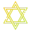 Star of david icon 64x64