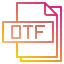 Otf file icon 64x64