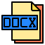 Docx file icon 64x64