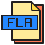 Fla file icon 64x64