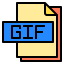 Gif file icon 64x64