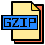 Gzip file アイコン 64x64