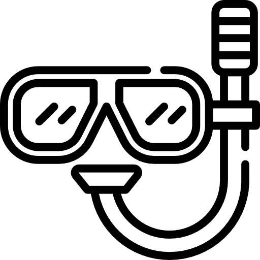 Diving mask icon