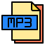 Mp3 file ícono 64x64