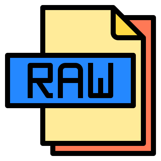 Raw file icon
