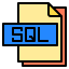Sql file Ikona 64x64
