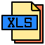 Xls file format іконка 64x64