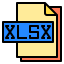 Xlsx format іконка 64x64
