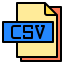 Csv file icon 64x64
