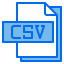 Csv file icon 64x64