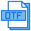 Otf file icon 64x64