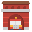 Fire station icon 64x64