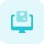 Desktop computer Symbol 64x64