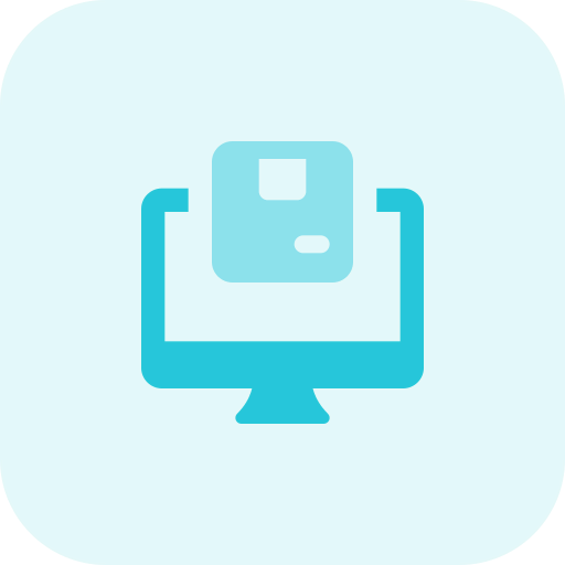 Desktop computer icon