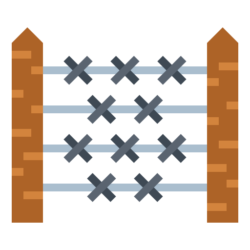 Barbed wire icon