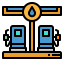 Fuel station icon 64x64