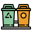 Garbage bin ícono 64x64