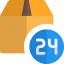 24 hour clock 图标 64x64