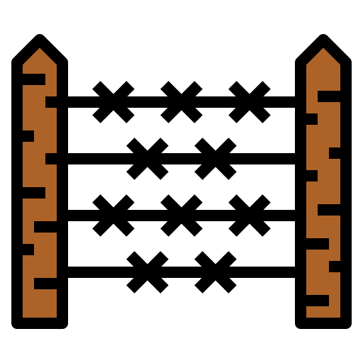 Barbed wire icon