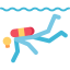Scuba diving icon 64x64